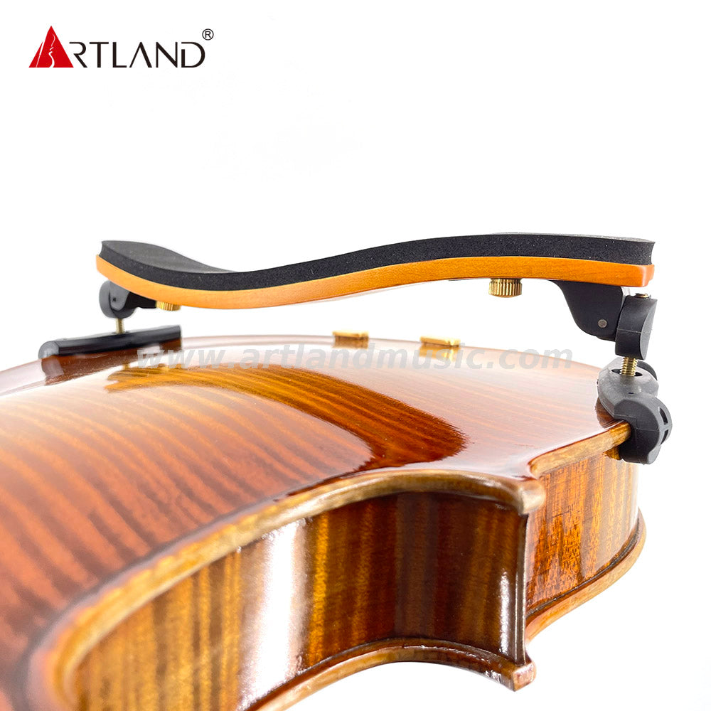 Wood Violin Shoulder Rest With Flame