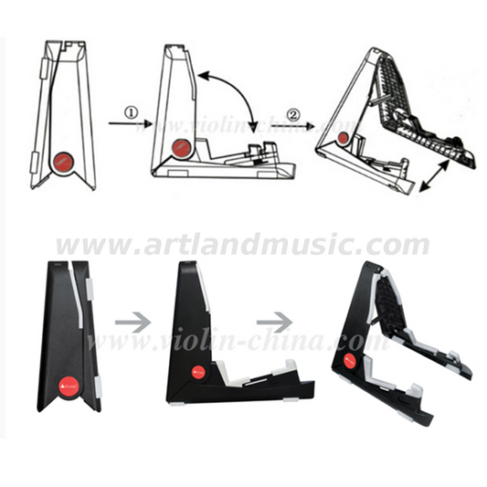 Foldable violin stand