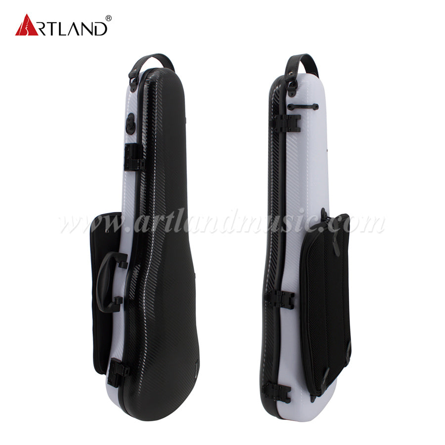 Artland triangle shape violin case with removable  music sheet pocket