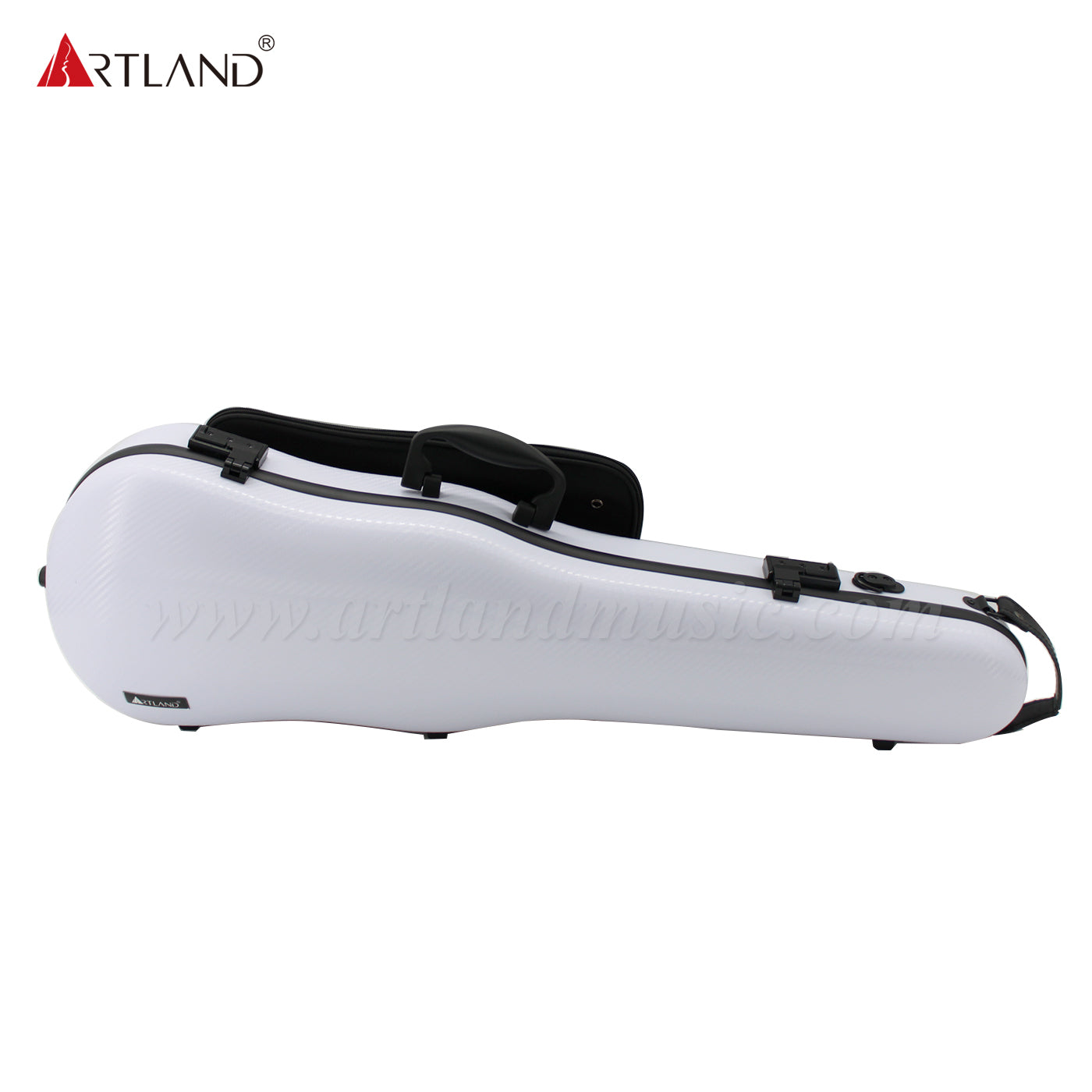 Artland triangle shape violin case with removable  music sheet pocket